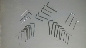 Hex drivers and Allen keys used for RC vehicles