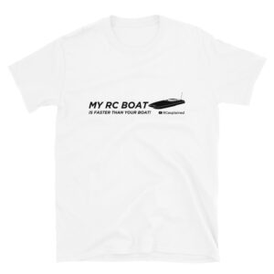 My RC Boat is Faster than your Boat! White