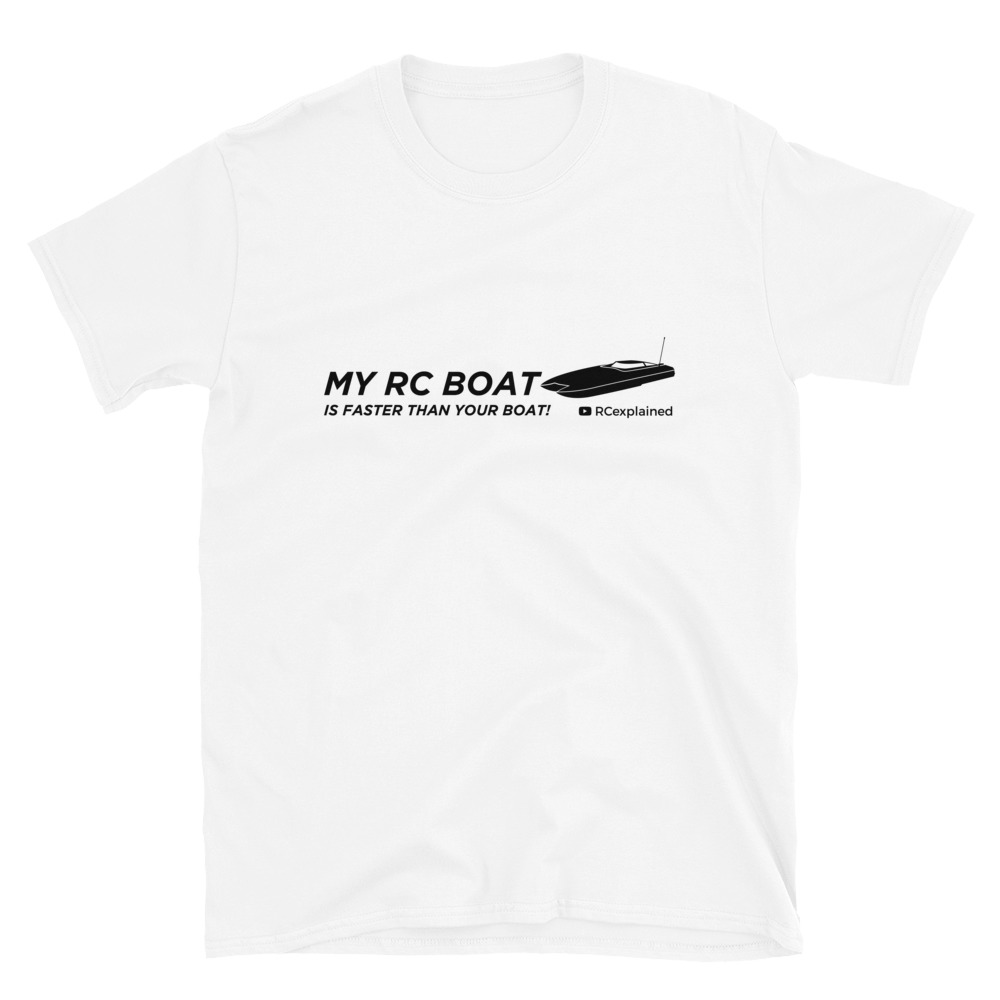 My RC Boat is Faster than your Boat! White