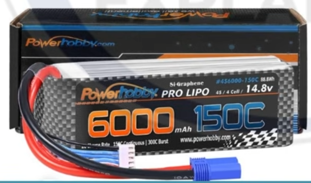 Powerhobby 6000mAh 150C 14.8V 4s
