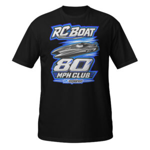 RC Boat 80 MPH Club T-Shirt | RCexplained Speed Club