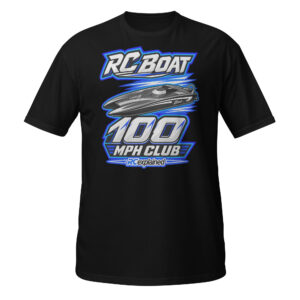 RC Boat 100 MPH Club T-Shirt | RCexplained Speed Club